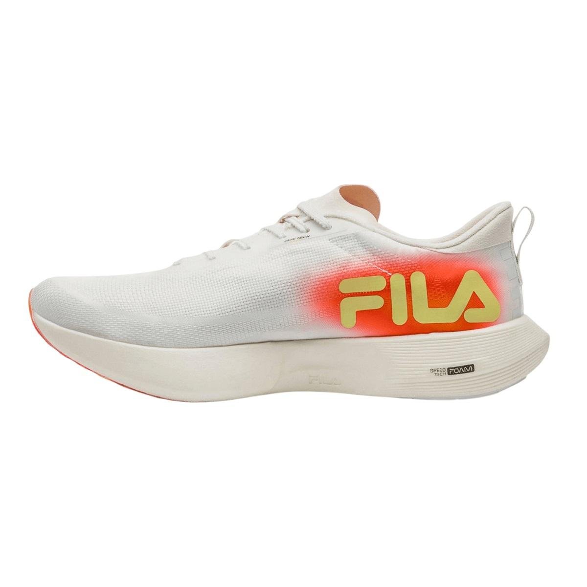 Tênis Esportivo Corrida Feminino Fila KR7 Pro Speed Tech F02R00202 Branco Branco 2