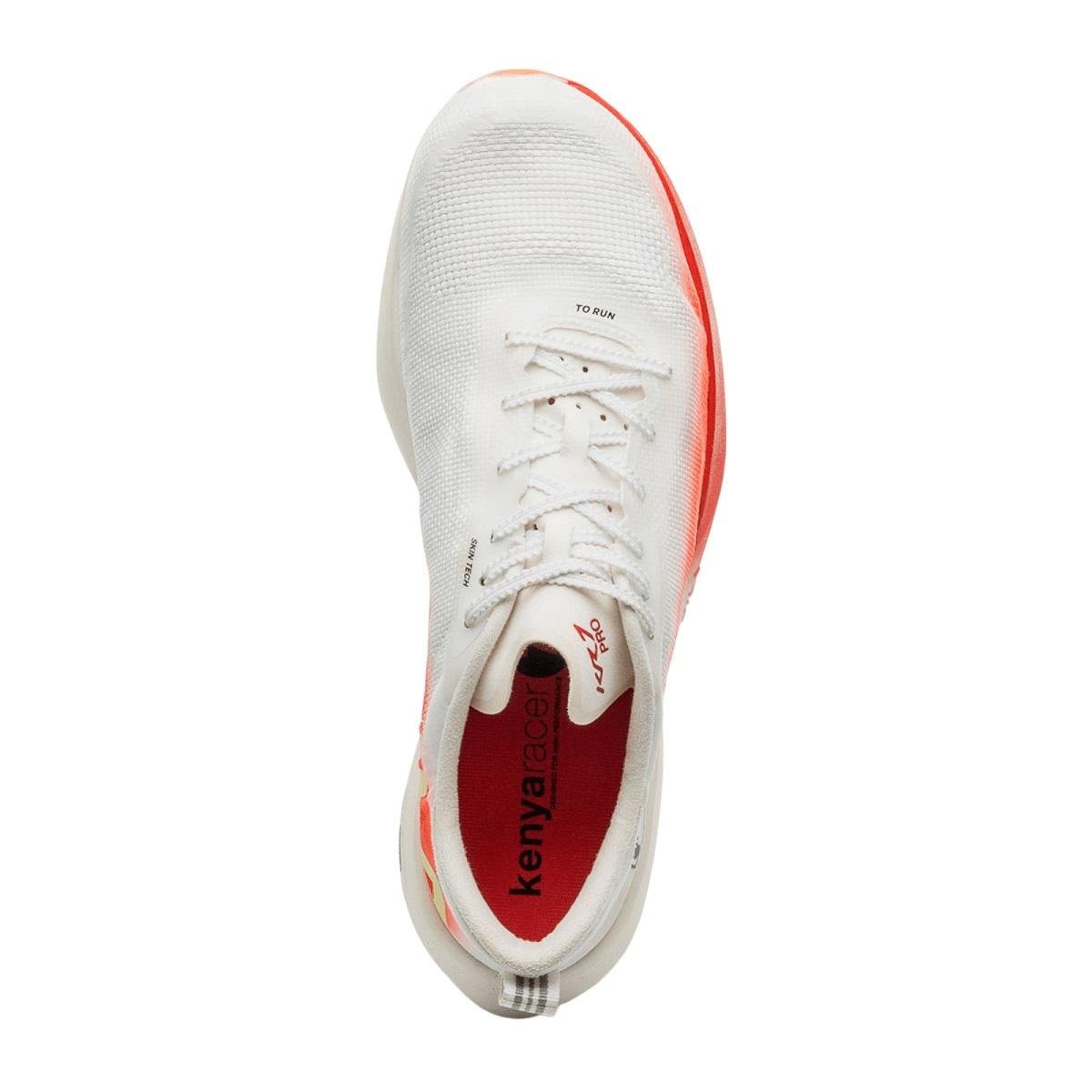 Tênis Esportivo Corrida Feminino Fila KR7 Pro Speed Tech F02R00202 Branco Branco 3