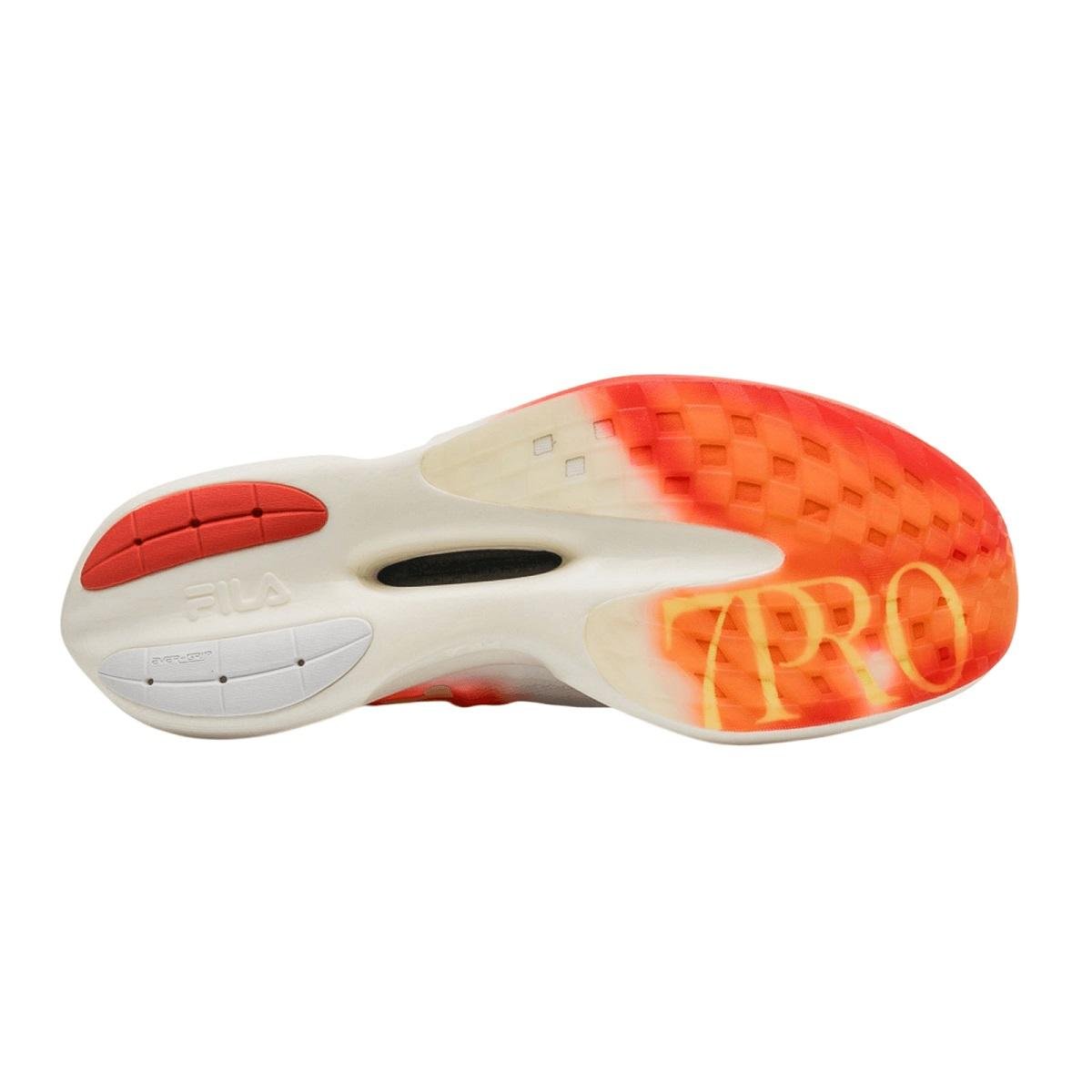 Tênis Esportivo Corrida Feminino Fila KR7 Pro Speed Tech F02R00202 Branco Branco 5