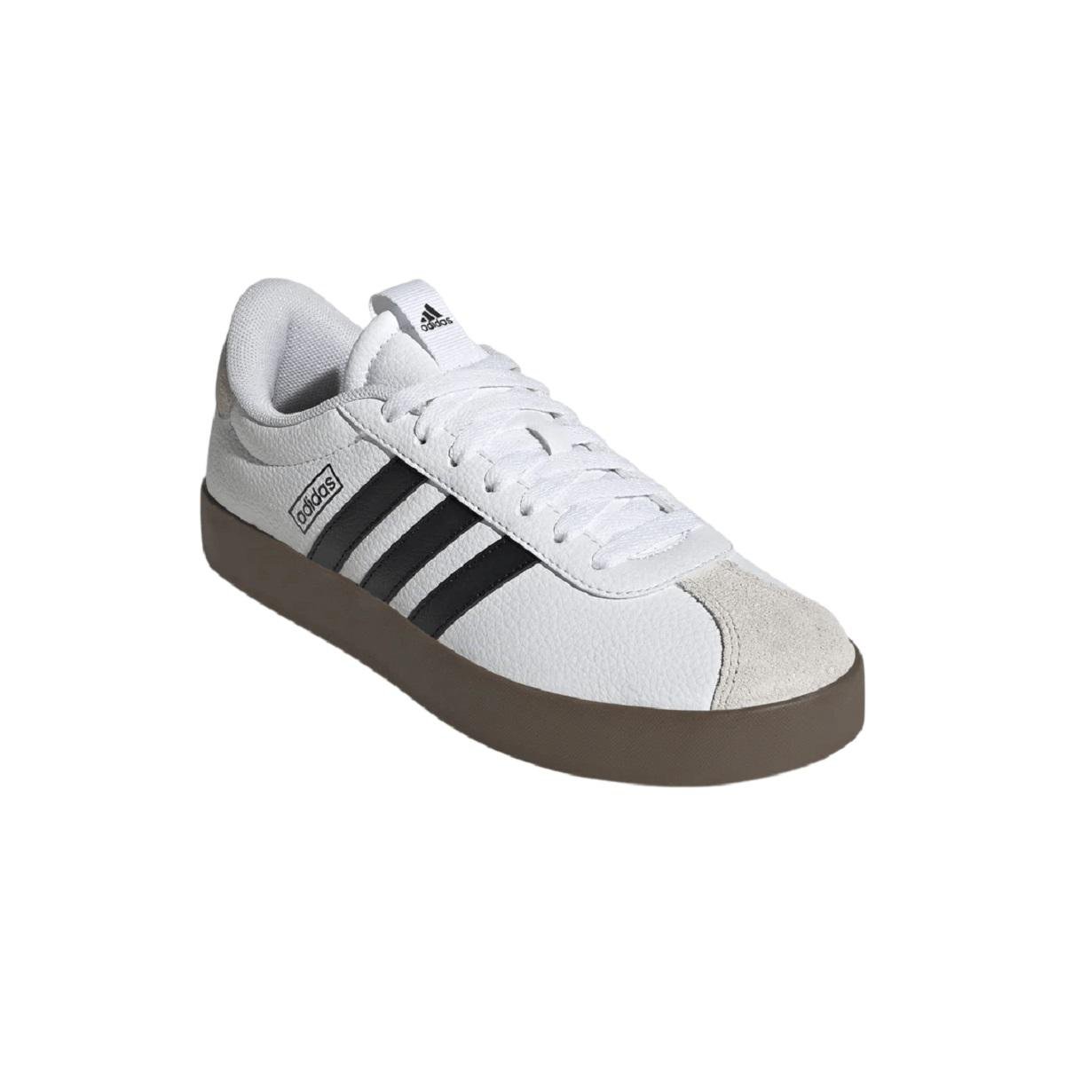 Tênis Casual Feminino Adidas VL Court 3.0 JK3144 Branco Branco 3