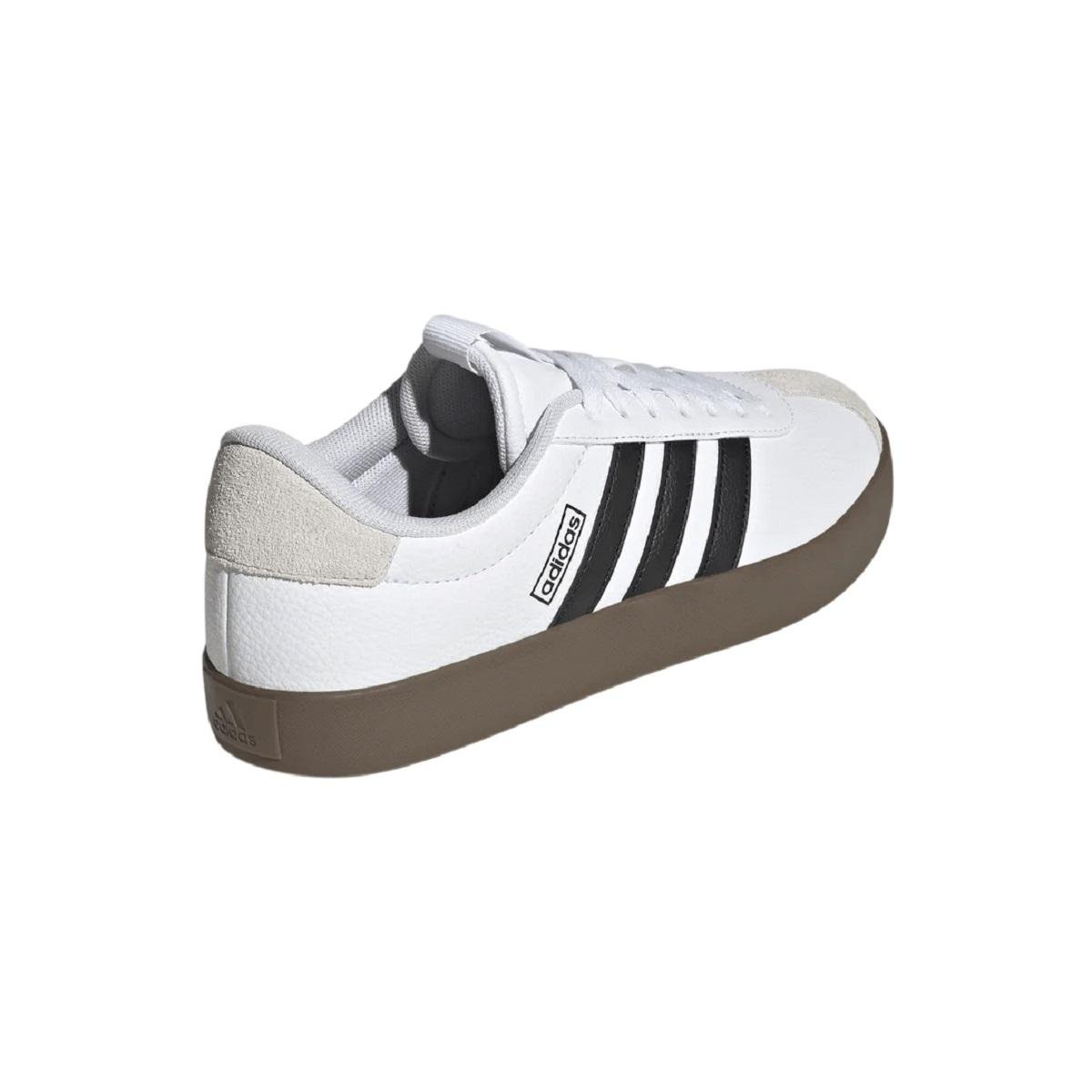 Tênis Casual Feminino Adidas VL Court 3.0 JK3144 Branco Branco 4