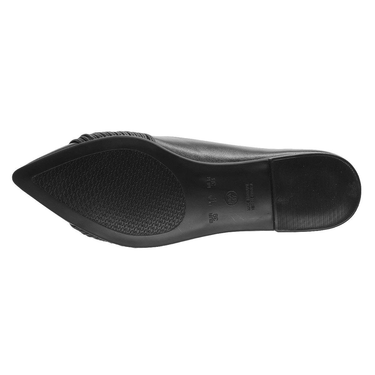 Sapatilha Feminina Santinelli 1662 Preto Preto 4