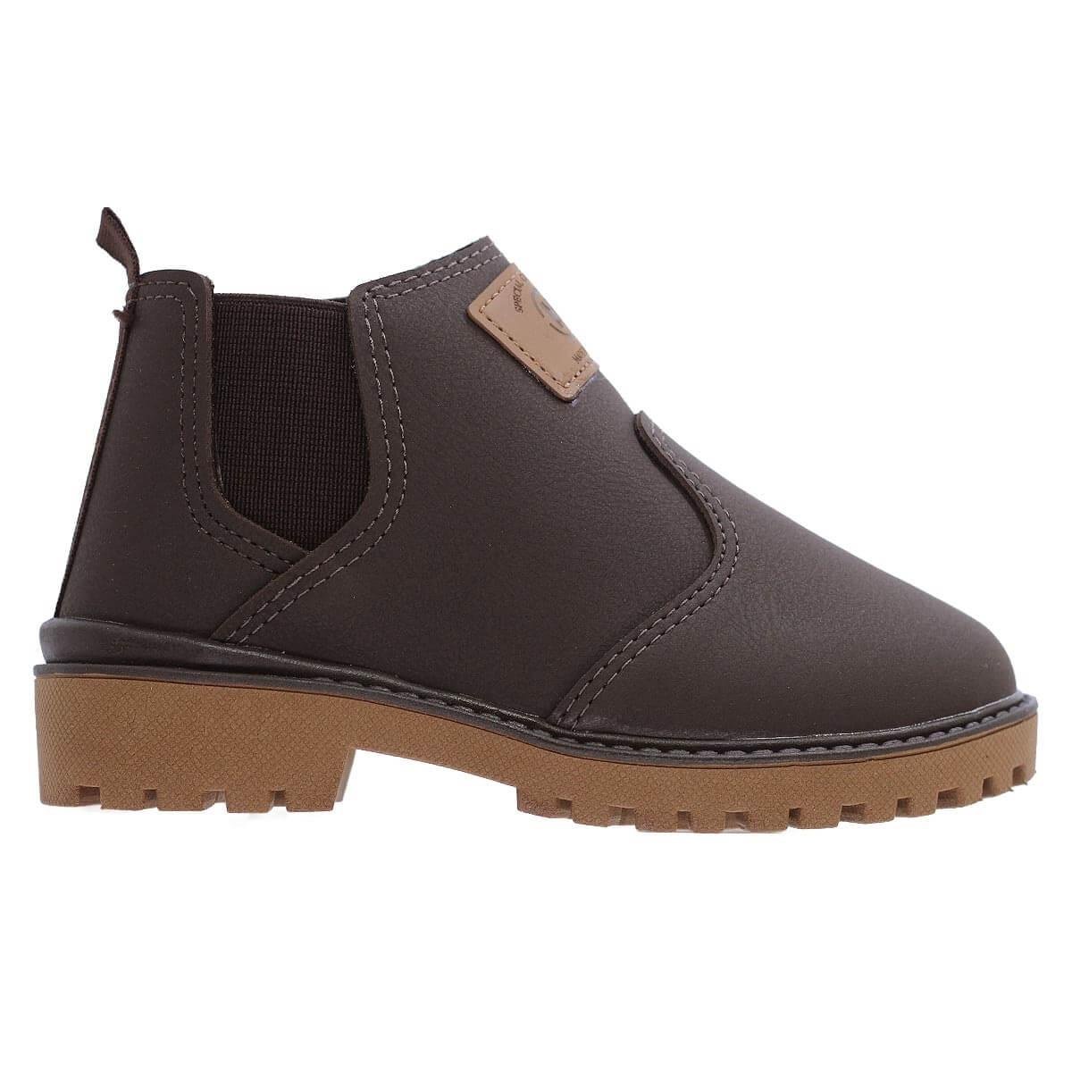 Bota Infantil Menino Molekinho 2817.130 Marrom Marrom 1