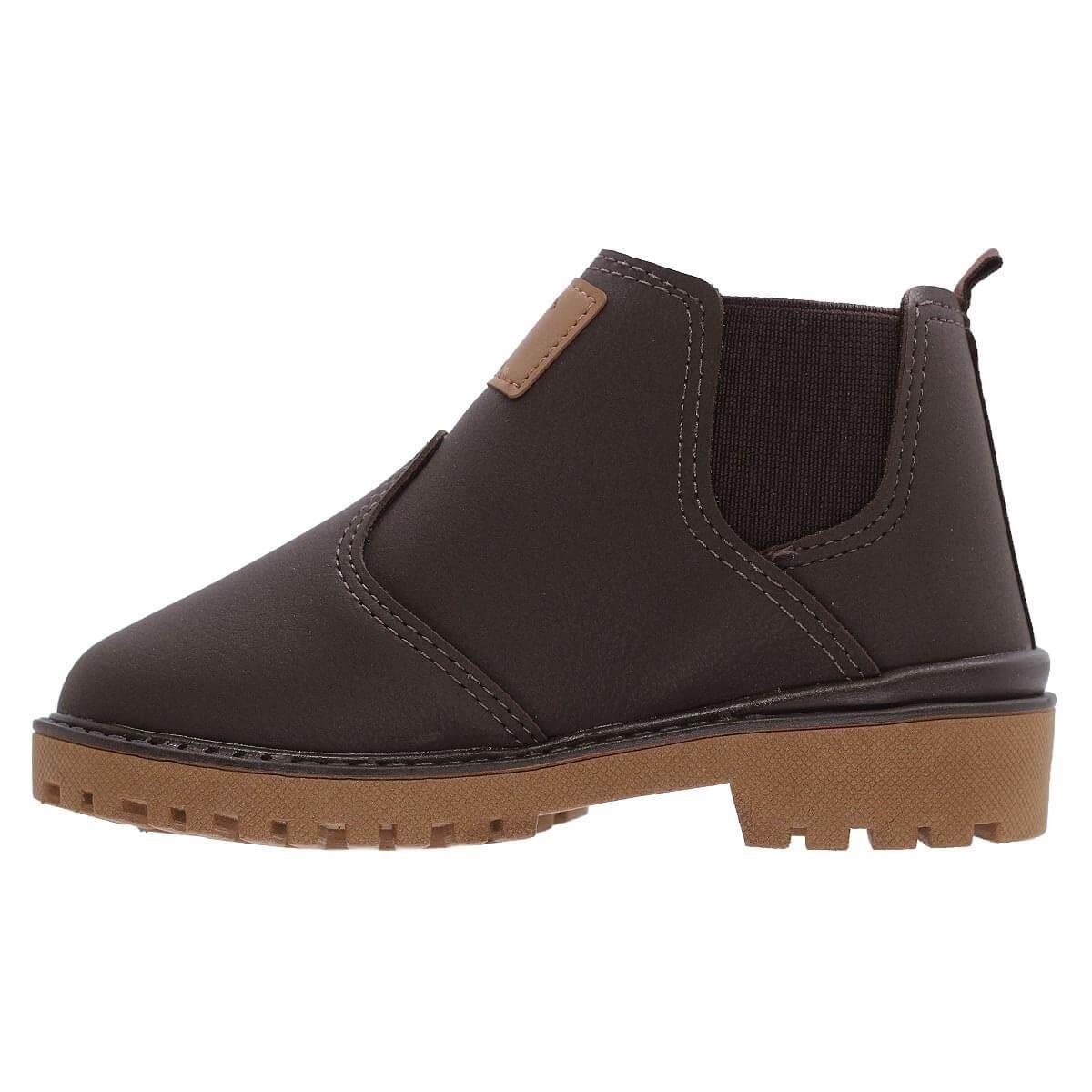 Bota Infantil Menino Molekinho 2817.130 Marrom Marrom 2