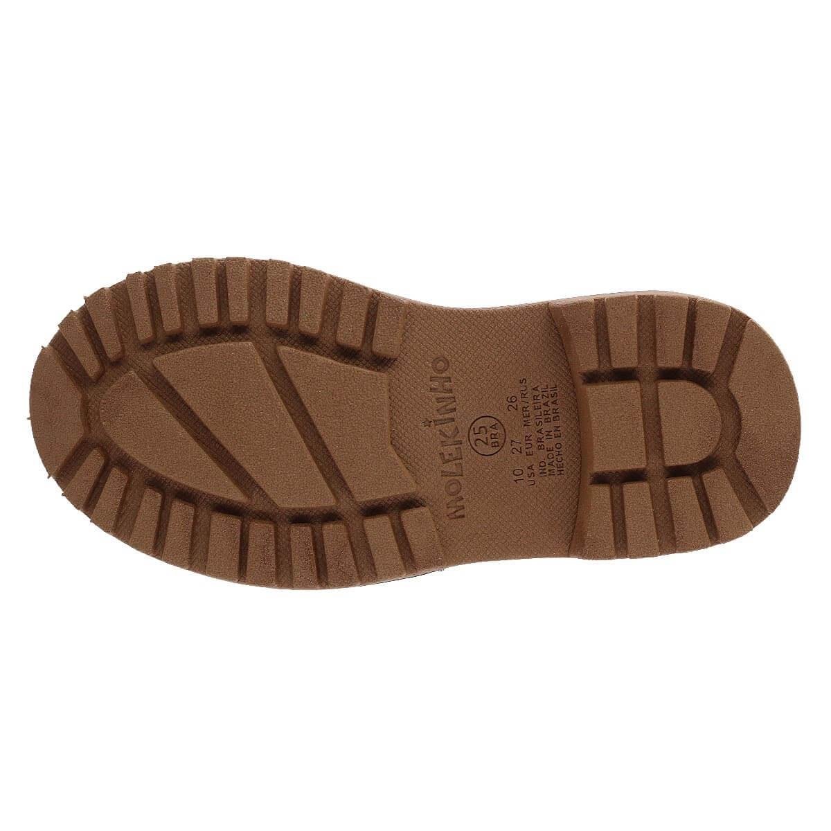 Bota Infantil Menino Molekinho 2817.130 Marrom Marrom 4