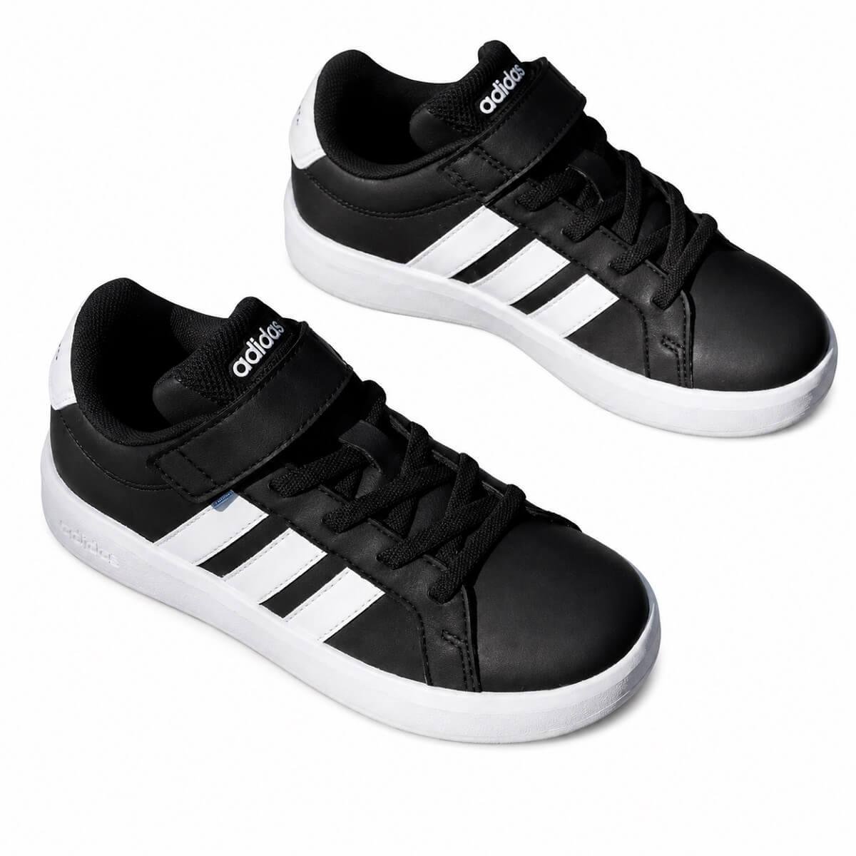 Tênis Adidas Infantil Casual Grand Court 3.0 HP3533 Preto Preto 2