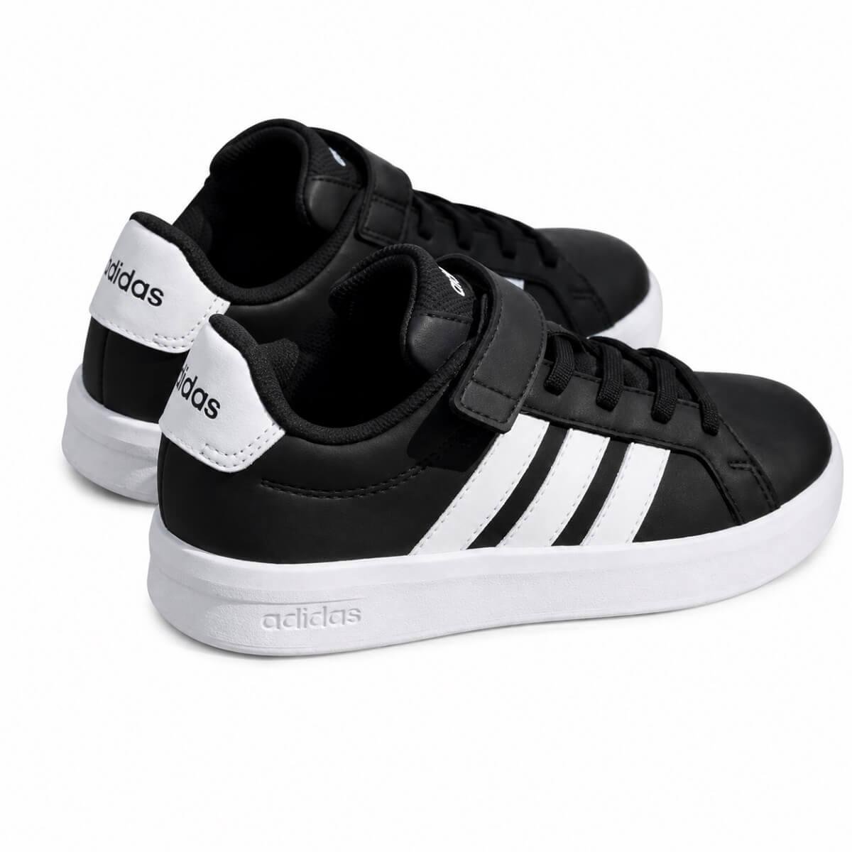 Tênis Adidas Infantil Casual Grand Court 3.0 HP3533 Preto Preto 3