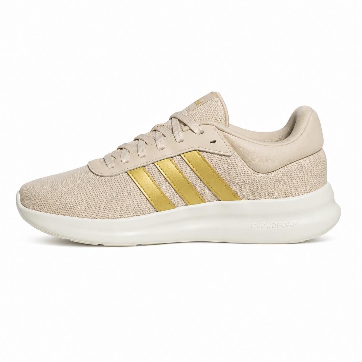 Tênis Esportivo Feminino Adidas Lite Racer 4.0 JQ9873 Bege Bege 2
