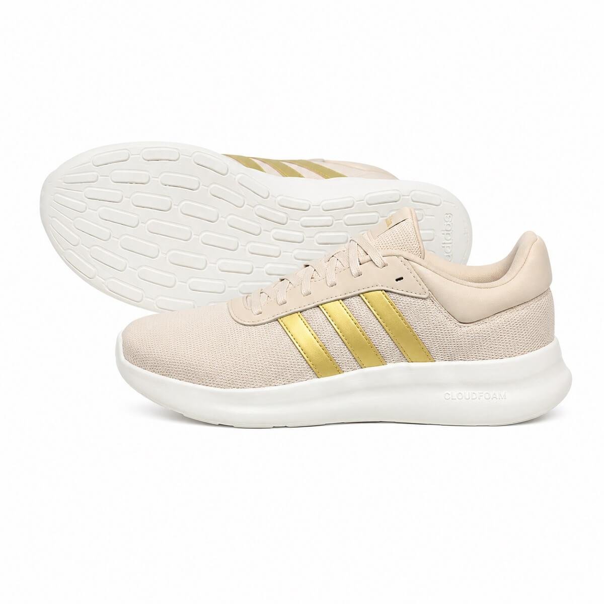 Tênis Esportivo Feminino Adidas Lite Racer 4.0 JQ9873 Bege Bege 4