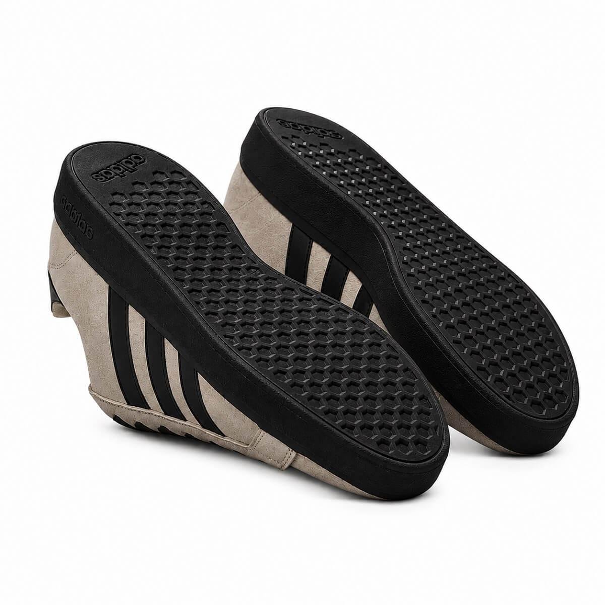 Tênis Casual Masculino Grand Court Base 00s Adidas IH1665 Caqui Cinza 4