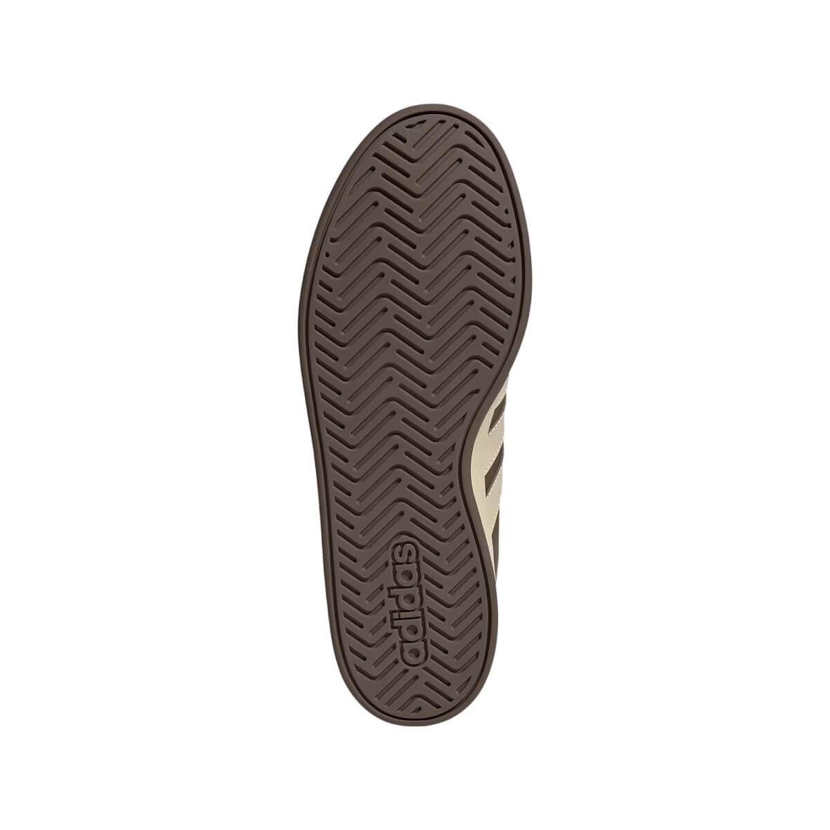 Tênis Casual Masculino Grand Court Base 3.0 Adidas HQ0073 Marrom Marrom 6