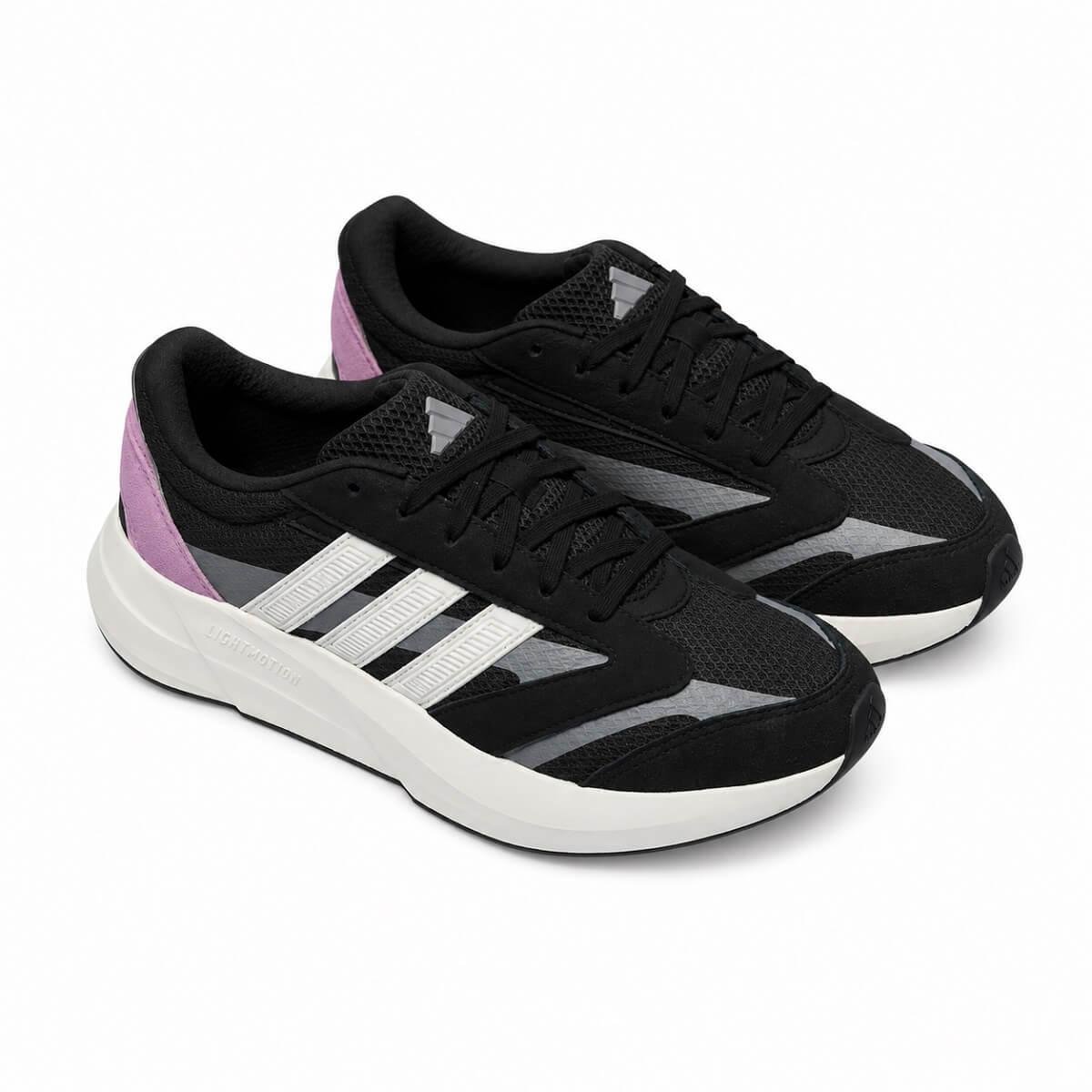 Tênis Casual Feminino Adidas Lightshift 2.0 Preto Preto 3