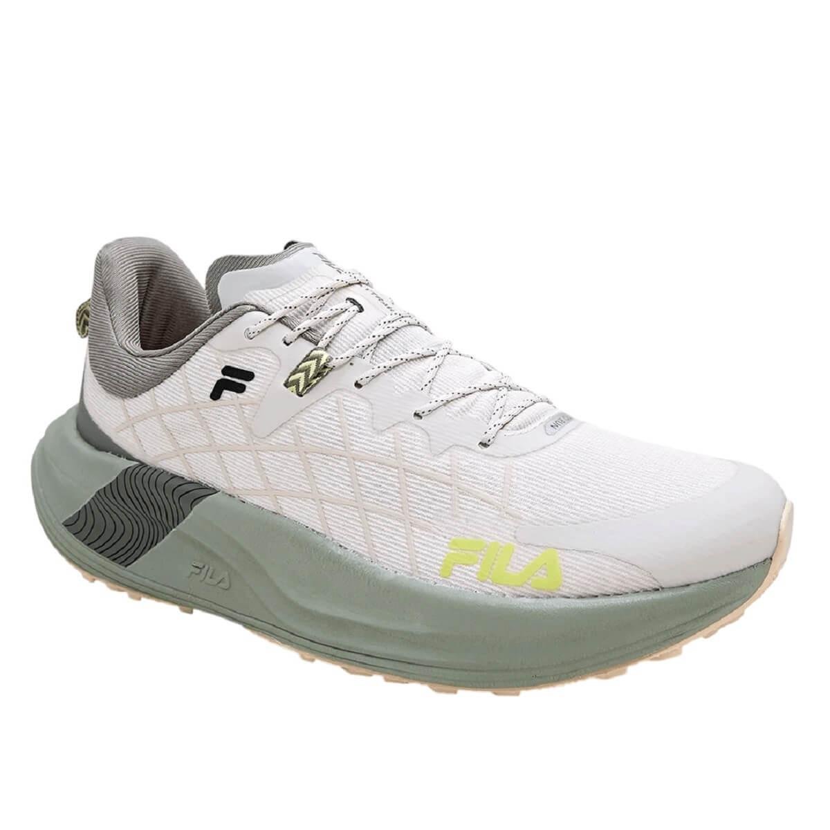Tênis Esportivo Masculino Fila Racer Skytrail Verde Claro Verde 2