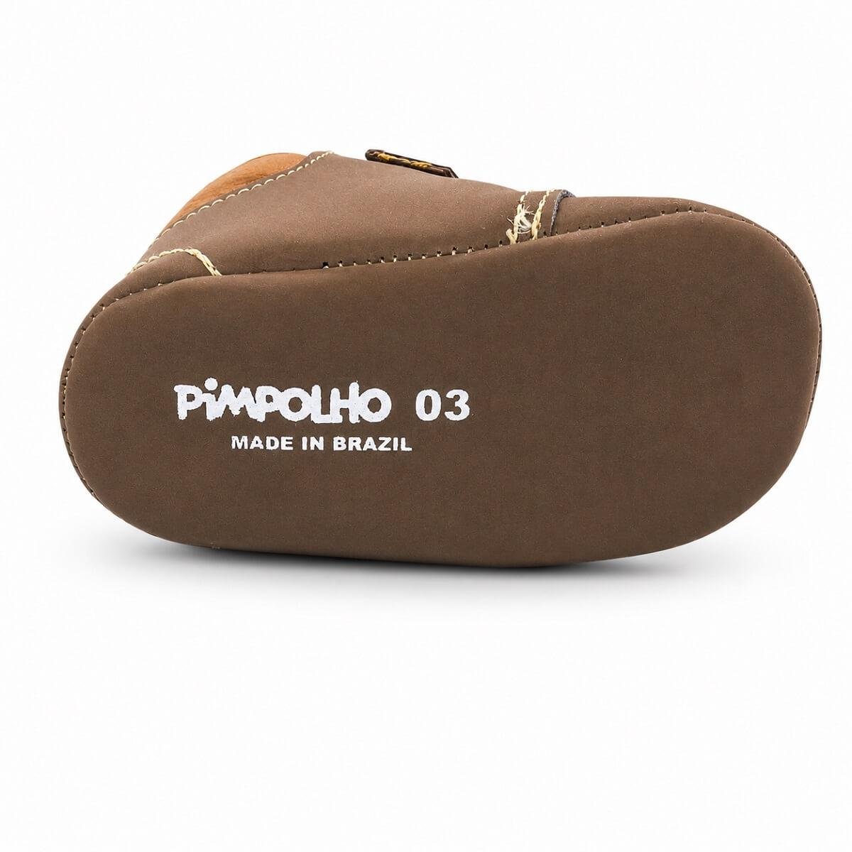 Tênis Infantil Menino Pimpolho 110596C Marrom Marrom 4