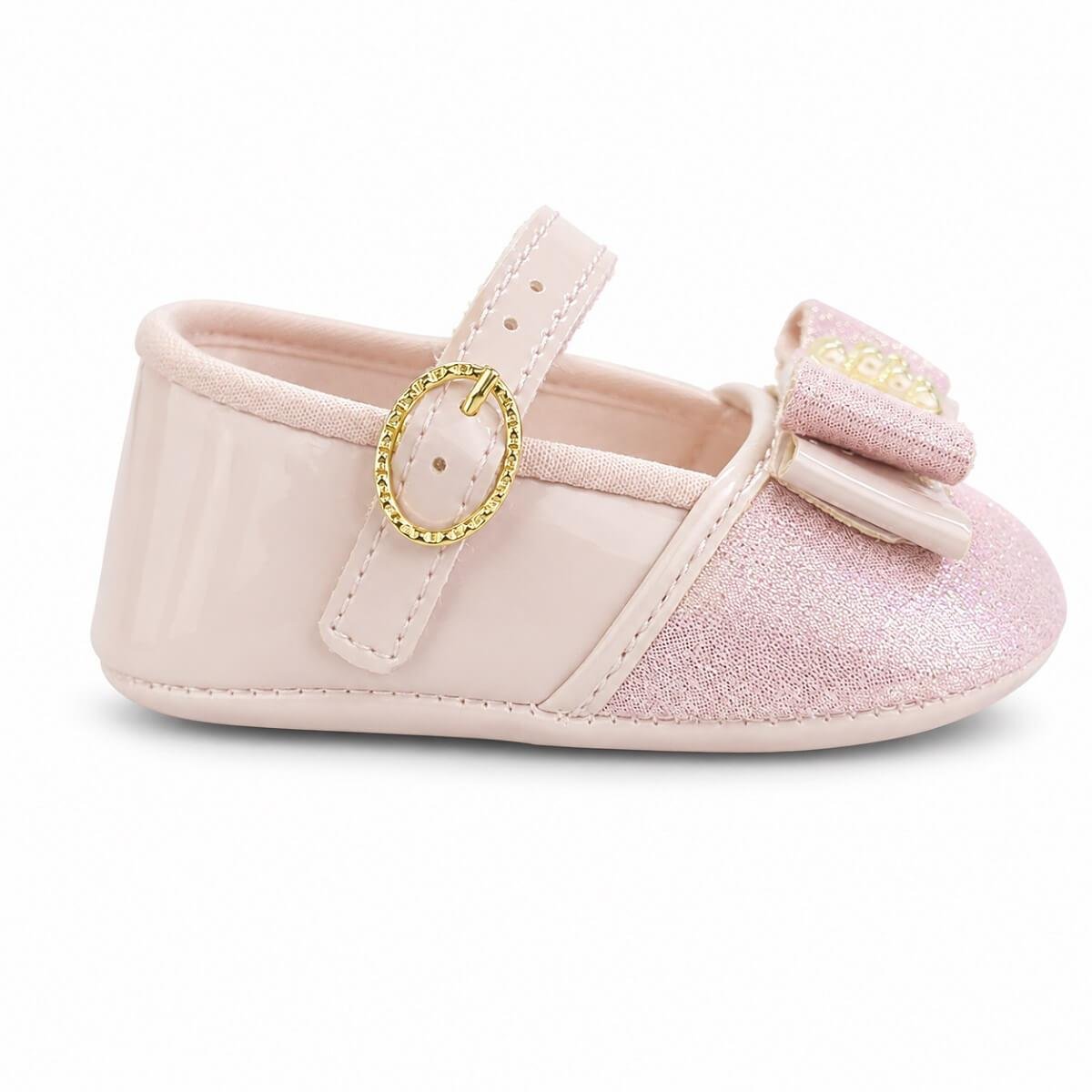 Sapatilha Infantil Bebe Menina Pimpolho 110525C Rosa