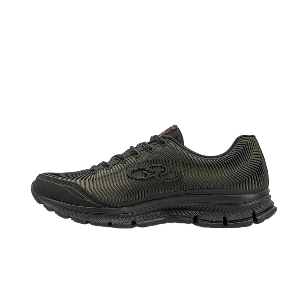 Tênis Esportivo Infantil Menino Olympikus Proof 3 Preto Preto 2