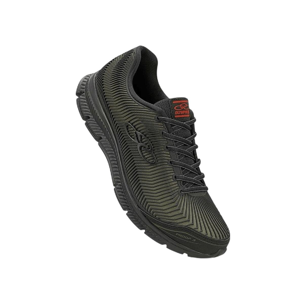 Tênis Esportivo Infantil Menino Olympikus Proof 3 Preto Preto 3