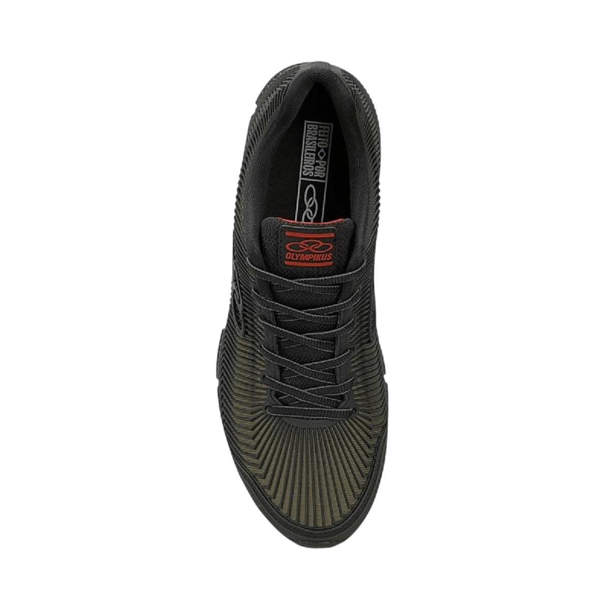 Tênis Esportivo Infantil Menino Olympikus Proof 3 Preto Preto 4