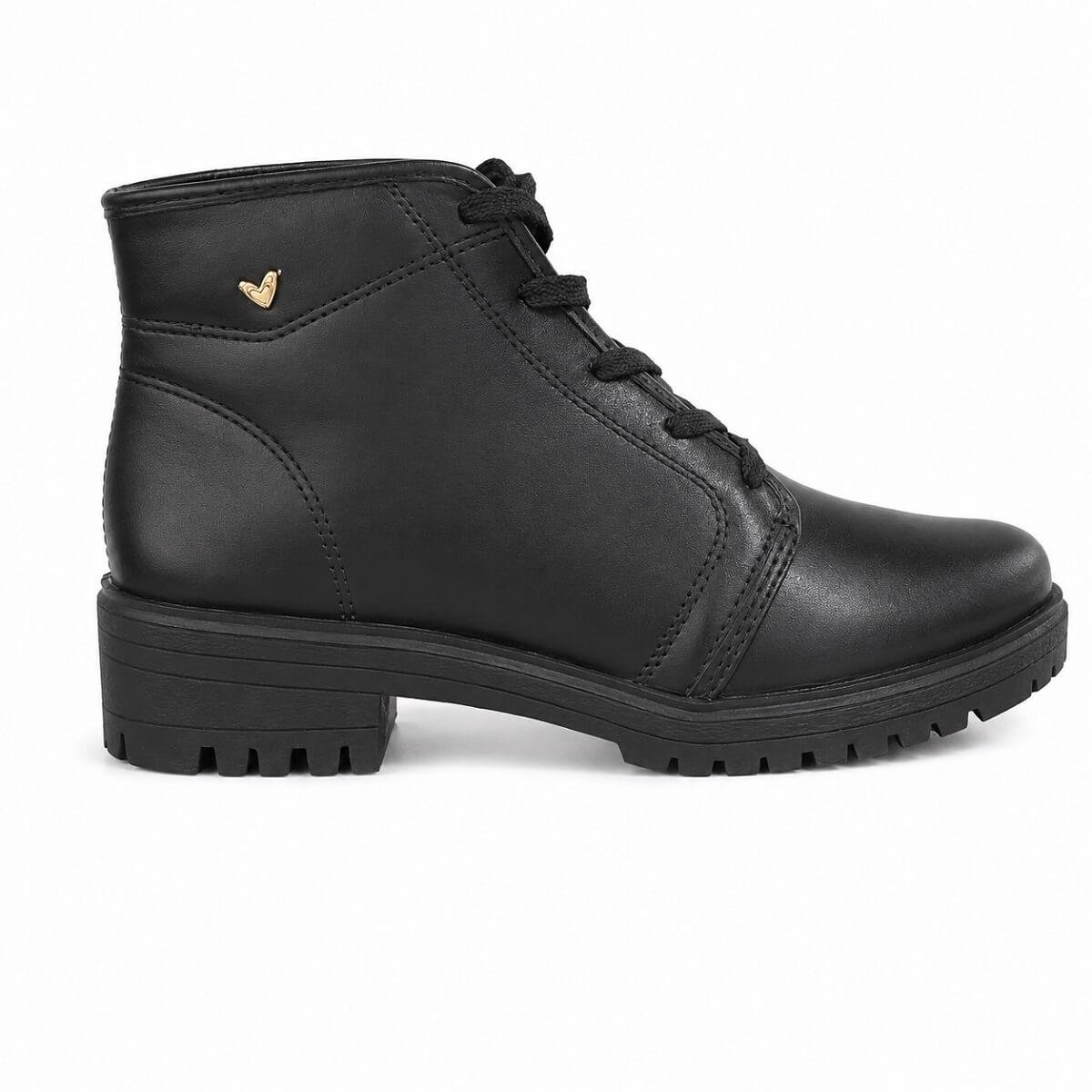 Bota Coturno Feminina Mississipi J1361 Preta