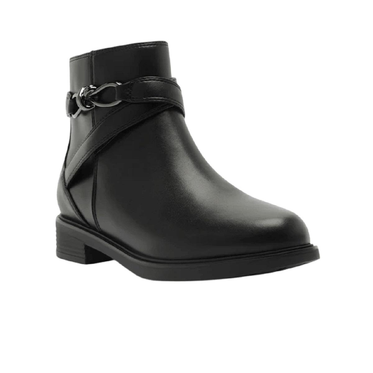 Bota Cano Curto Feminina Anacapri C30775 Preta Preto 2