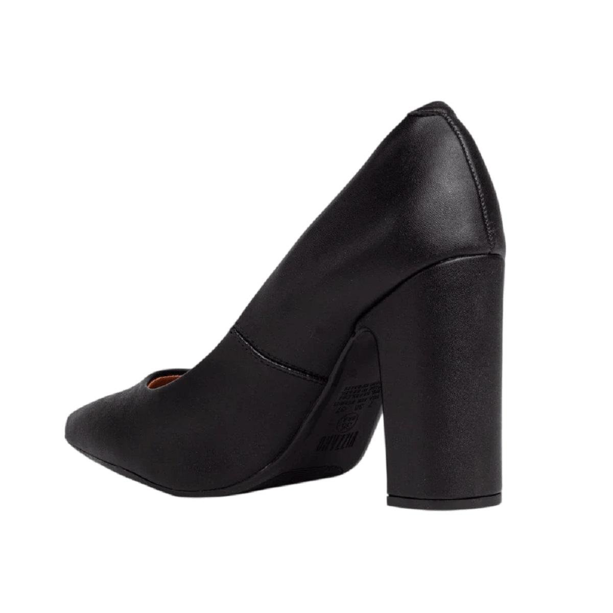 Sapato Salto Alto Feminino Vizzano 1285.400 Preto Preto 4