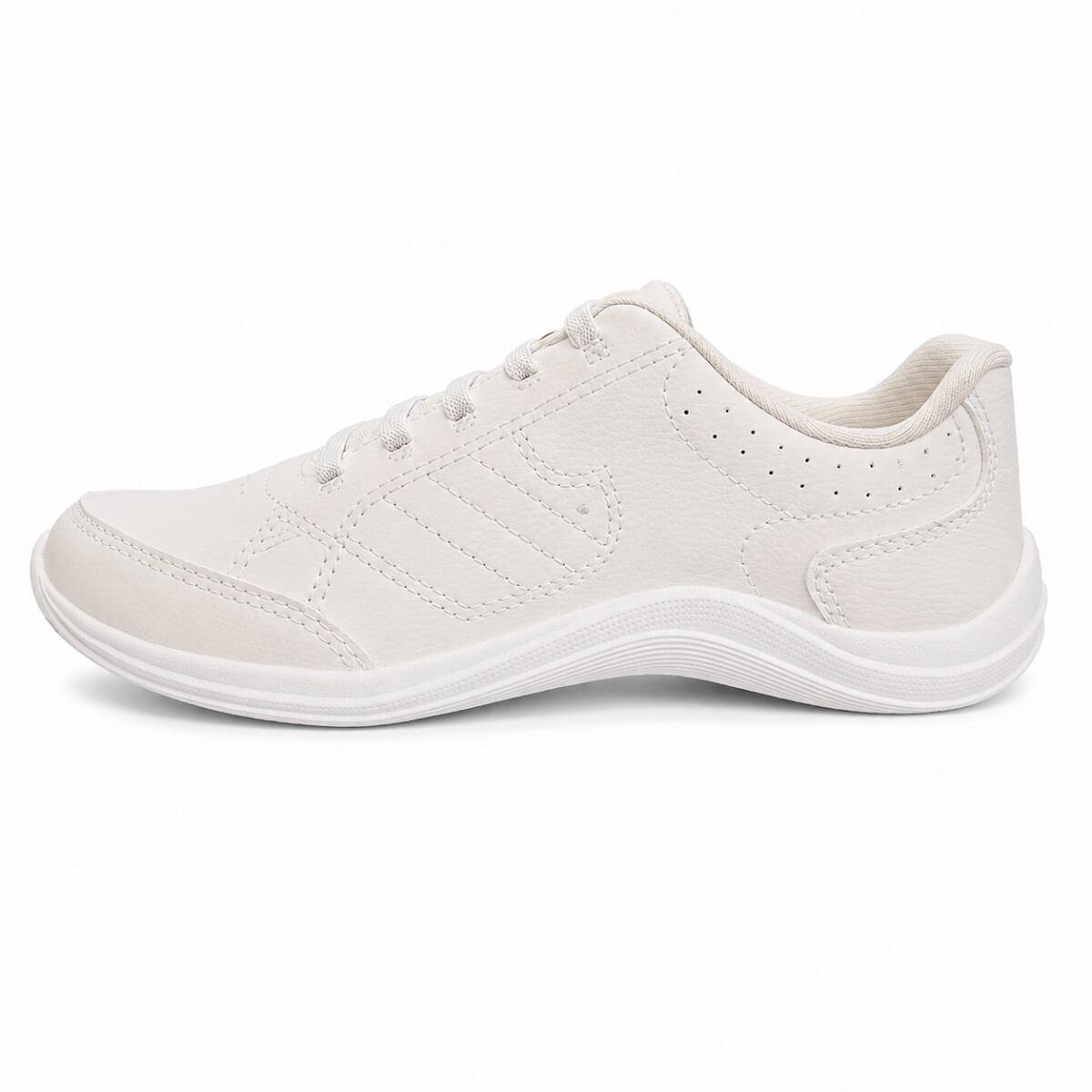 Tenis Feminino Kolosh Casual C4424 Creme Branco 2