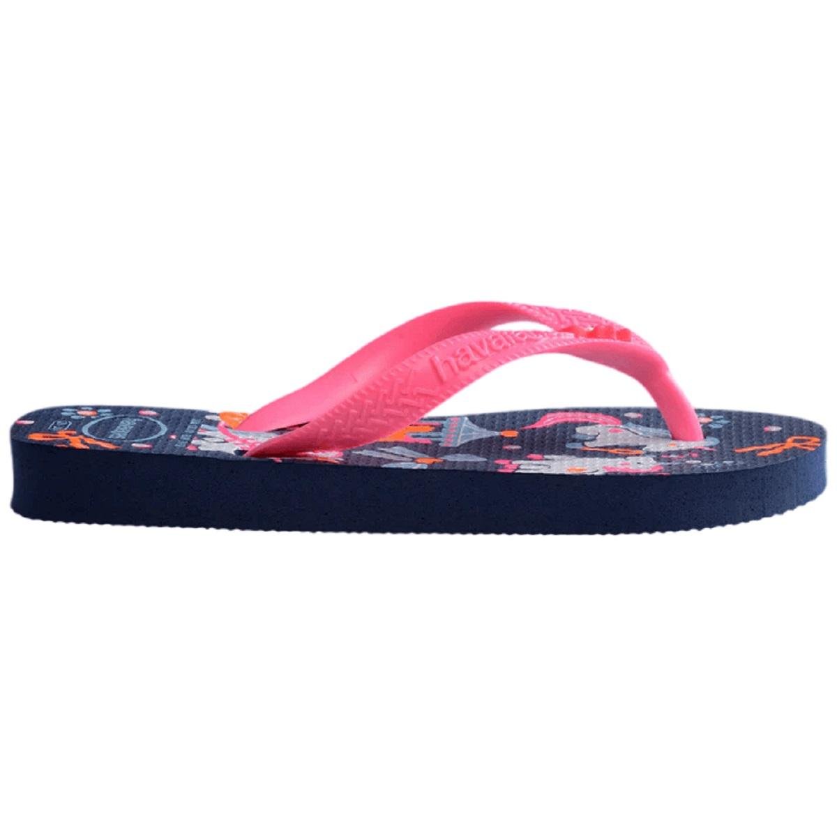 Chinelo Infantil Menina Havaianas Fantasy 4103405 Marinho Marinho 2