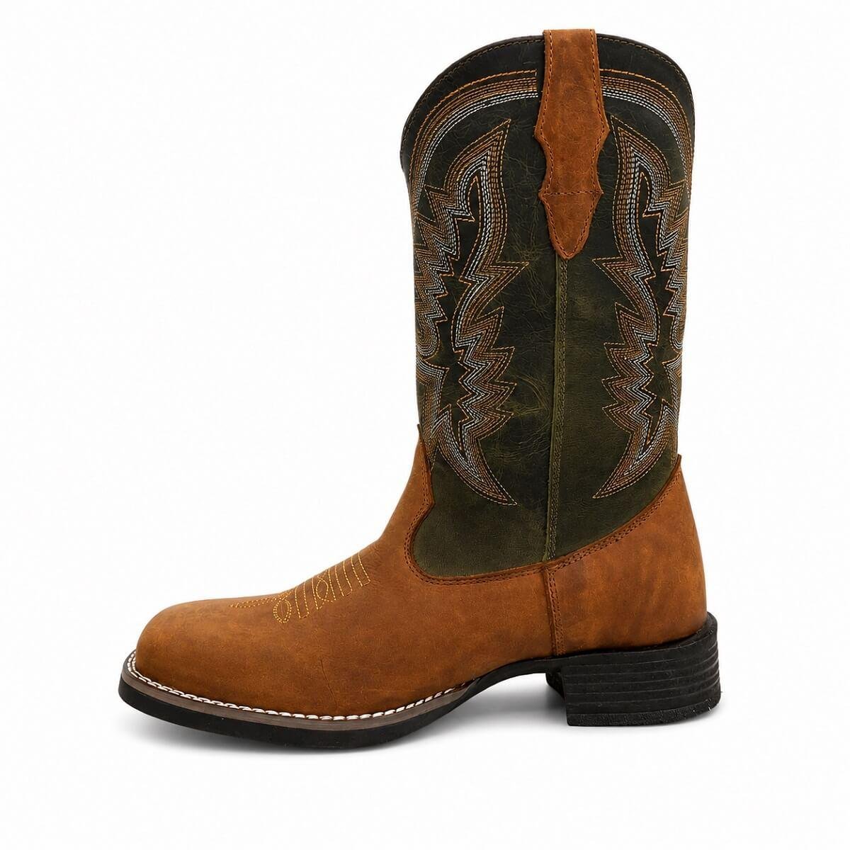 Bota Texana Masculina Cano Médio Big Bull Country 900-440C Marrom Marrom 2