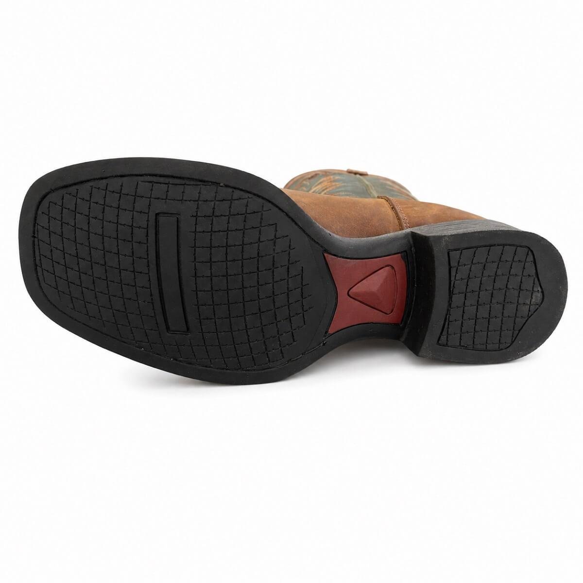 Bota Texana Masculina Cano Médio Big Bull Country 900-440C Marrom Marrom 4
