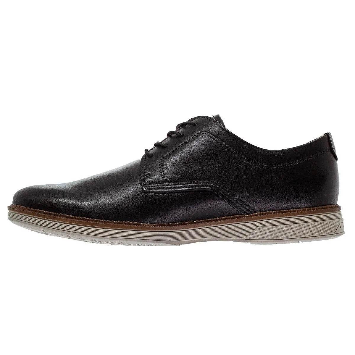 Sapato Social Pegada 126702 Couro Preto Preto 2