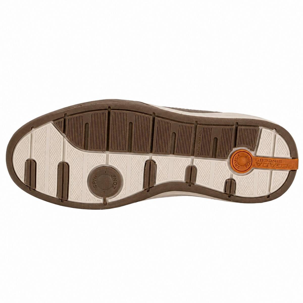 Sapatênis Masculino Pegada 111002 Areia Areia 4