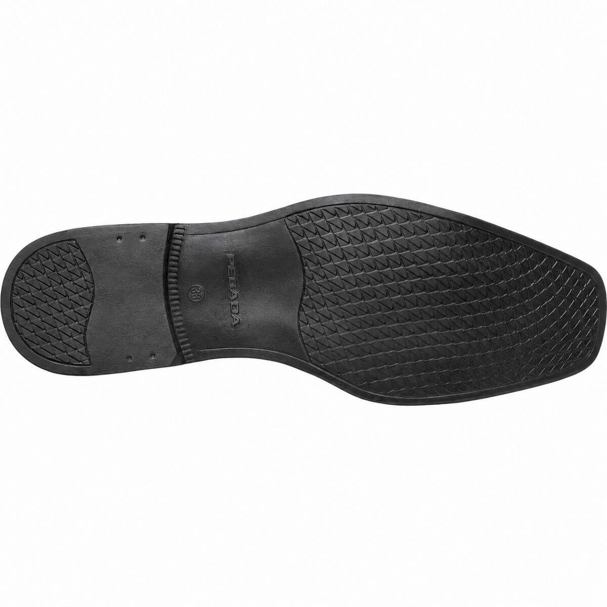 Sapato Social Pegada 127003 Couro Preto Preto 4