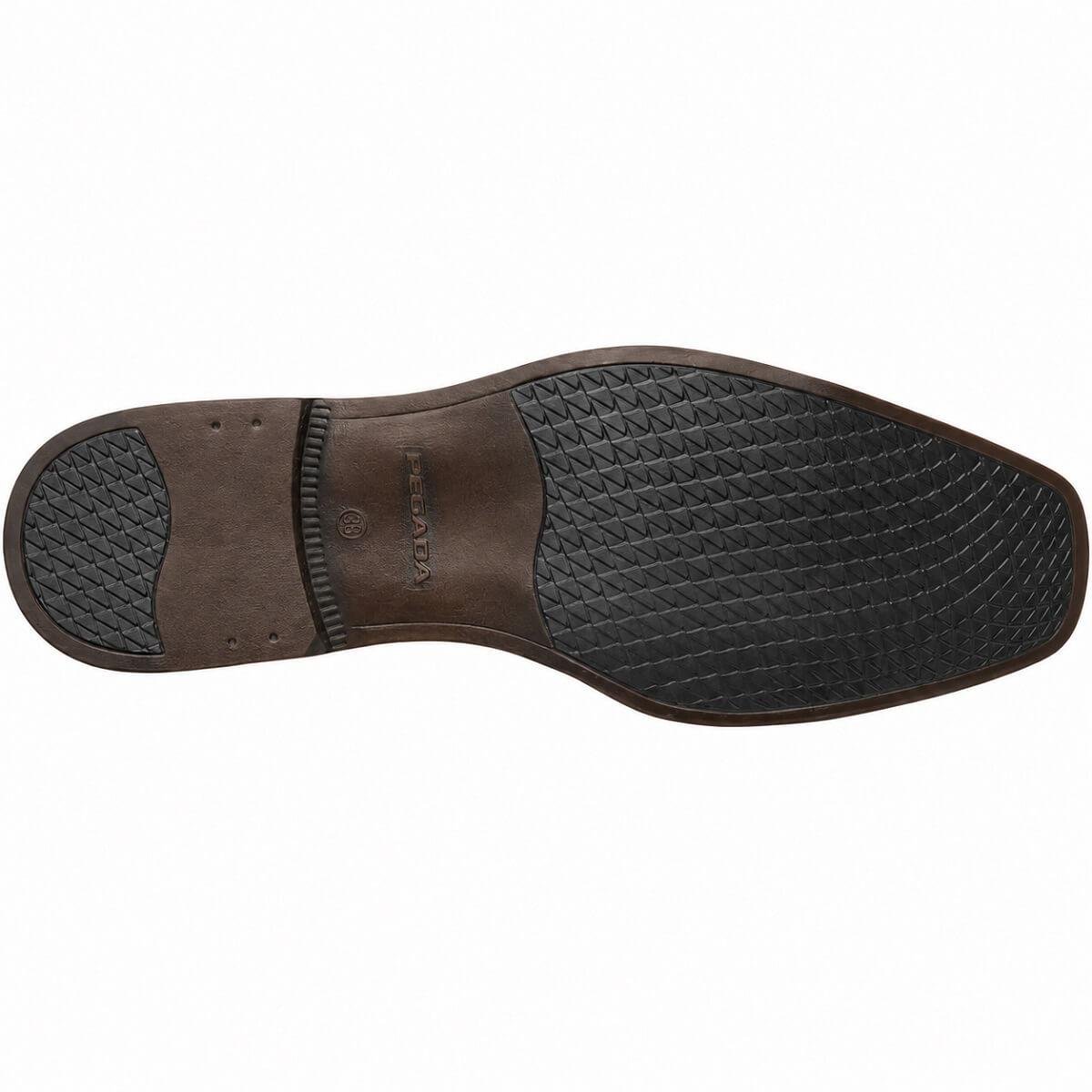 Sapato Social Pegada 127003 Couro Marrom Marrom 4