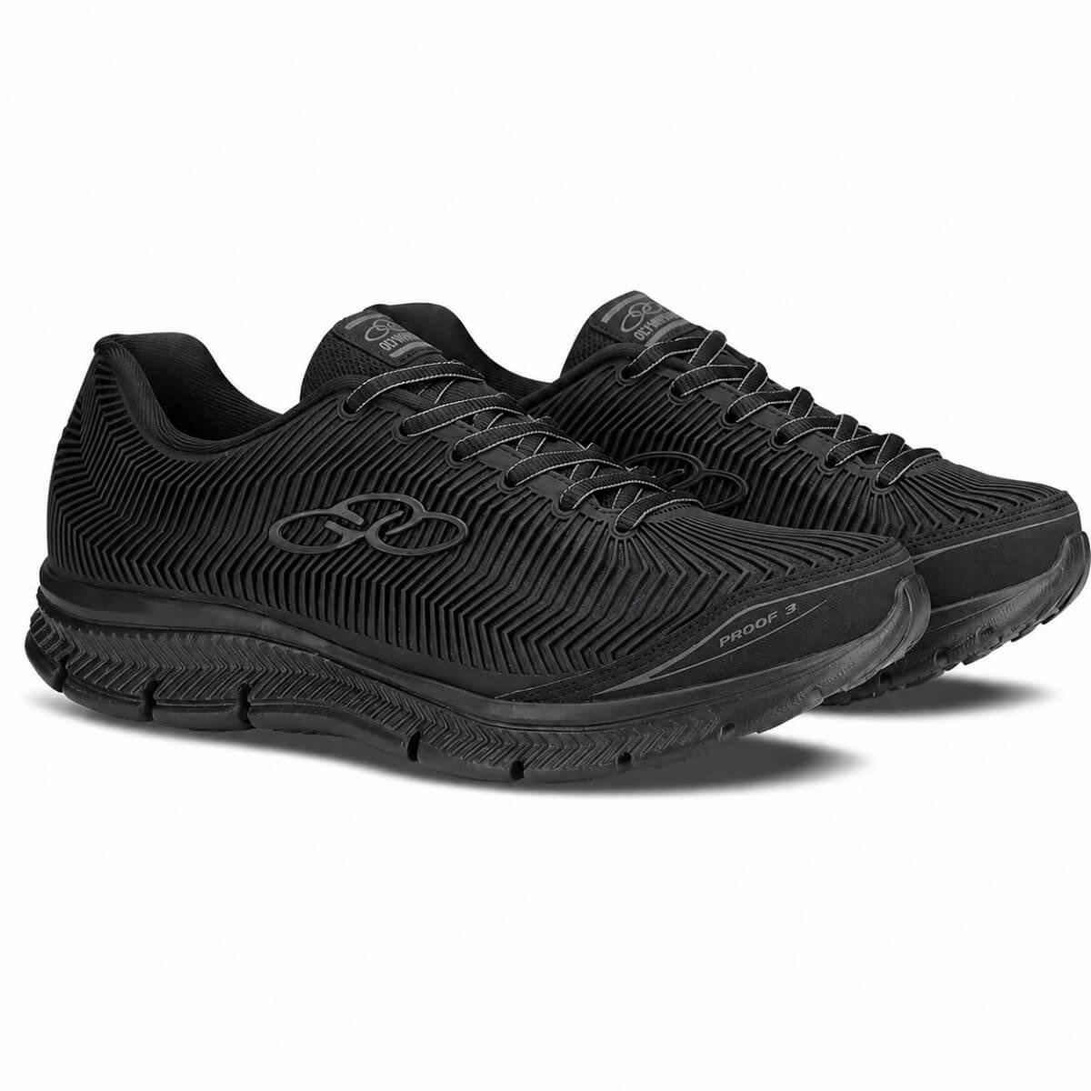 Tênis Esportivo Olympikus Masculino Proof 3 Preto Preto 2