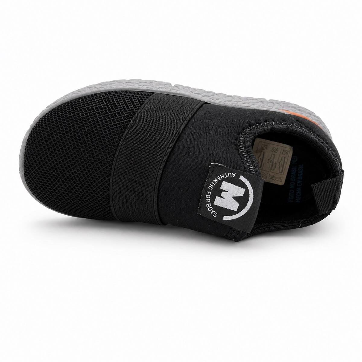 Tênis Slip-on Infantil Menino Molekinho 2609.131 Preto Preto 3