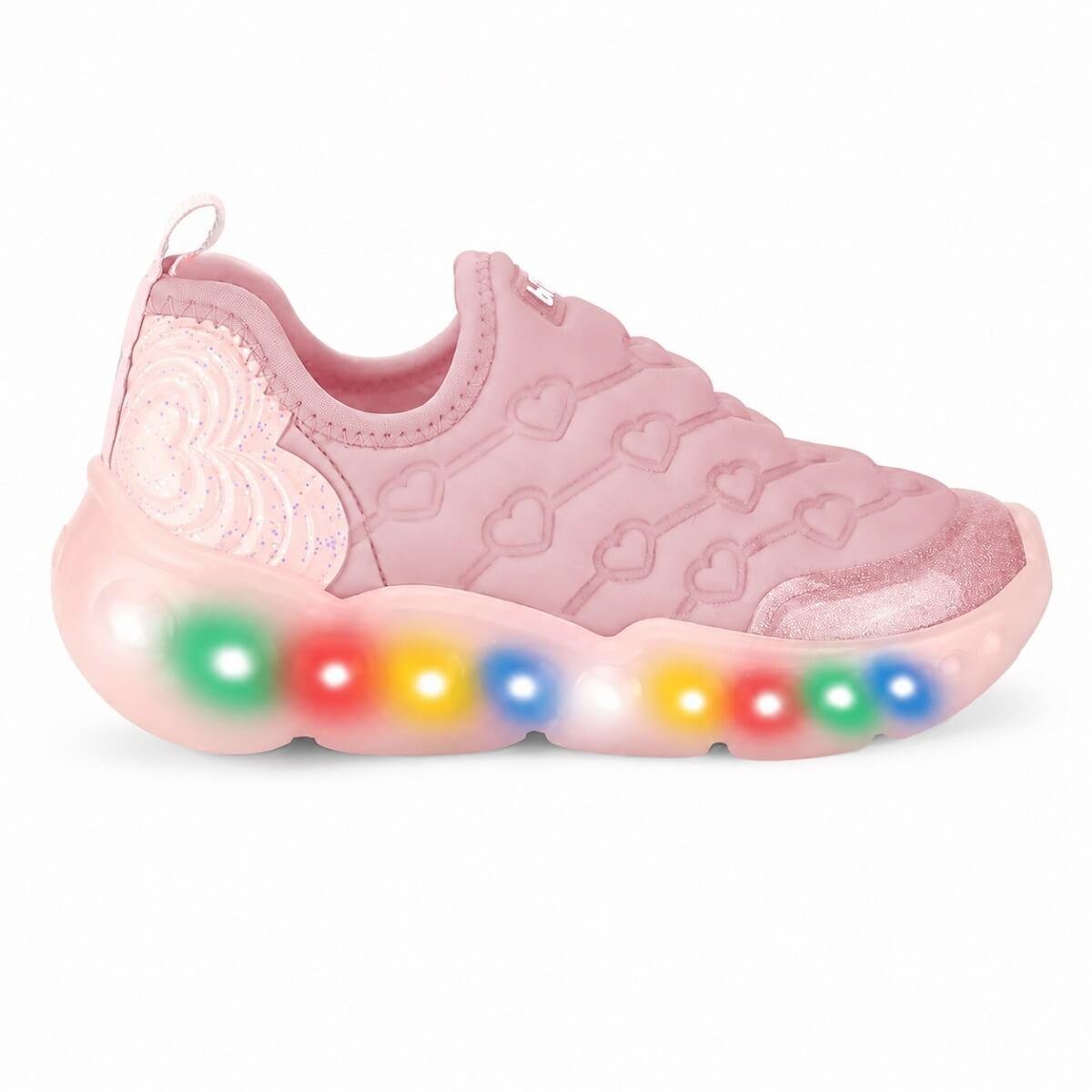 Tênis Slip On Infantil Menina Roller Celebration 3.0 Bibi Rosa