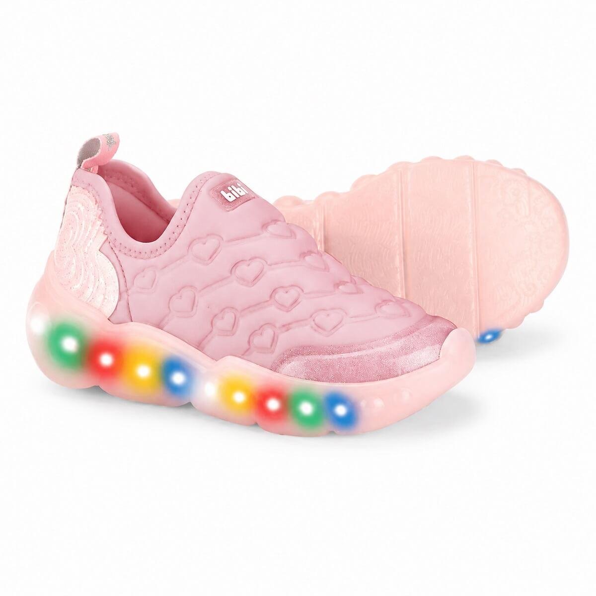 Tênis Slip On Infantil Menina Roller Celebration 3.0 Bibi Rosa Rosa 4