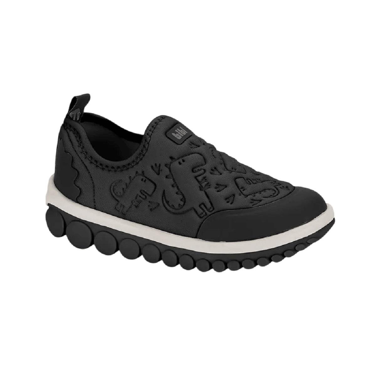 Tênis Slip On Infantil Menino Roller Dino Bibi Preto Preto 2