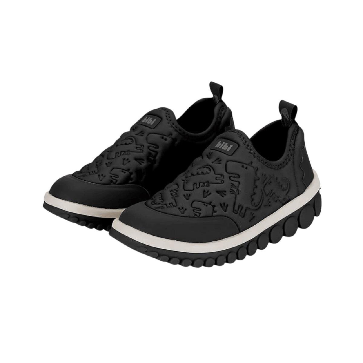 Tênis Slip On Infantil Menino Roller Dino Bibi Preto Preto 3