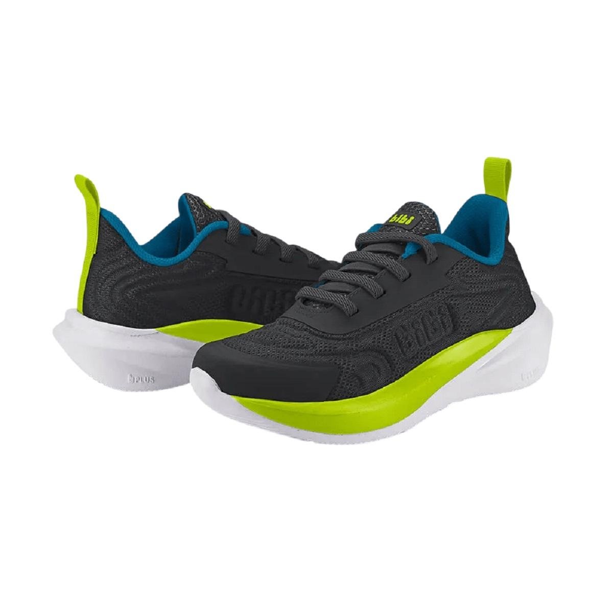 Tênis Casual Infantil Menino Volt 2.0 Bibi Grafite Preto 3