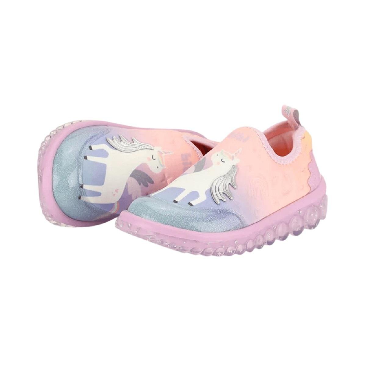 Tênis Slip On Infantil Menina Bibi Unicórnio Roller 2.0 Rosa Rosa 3
