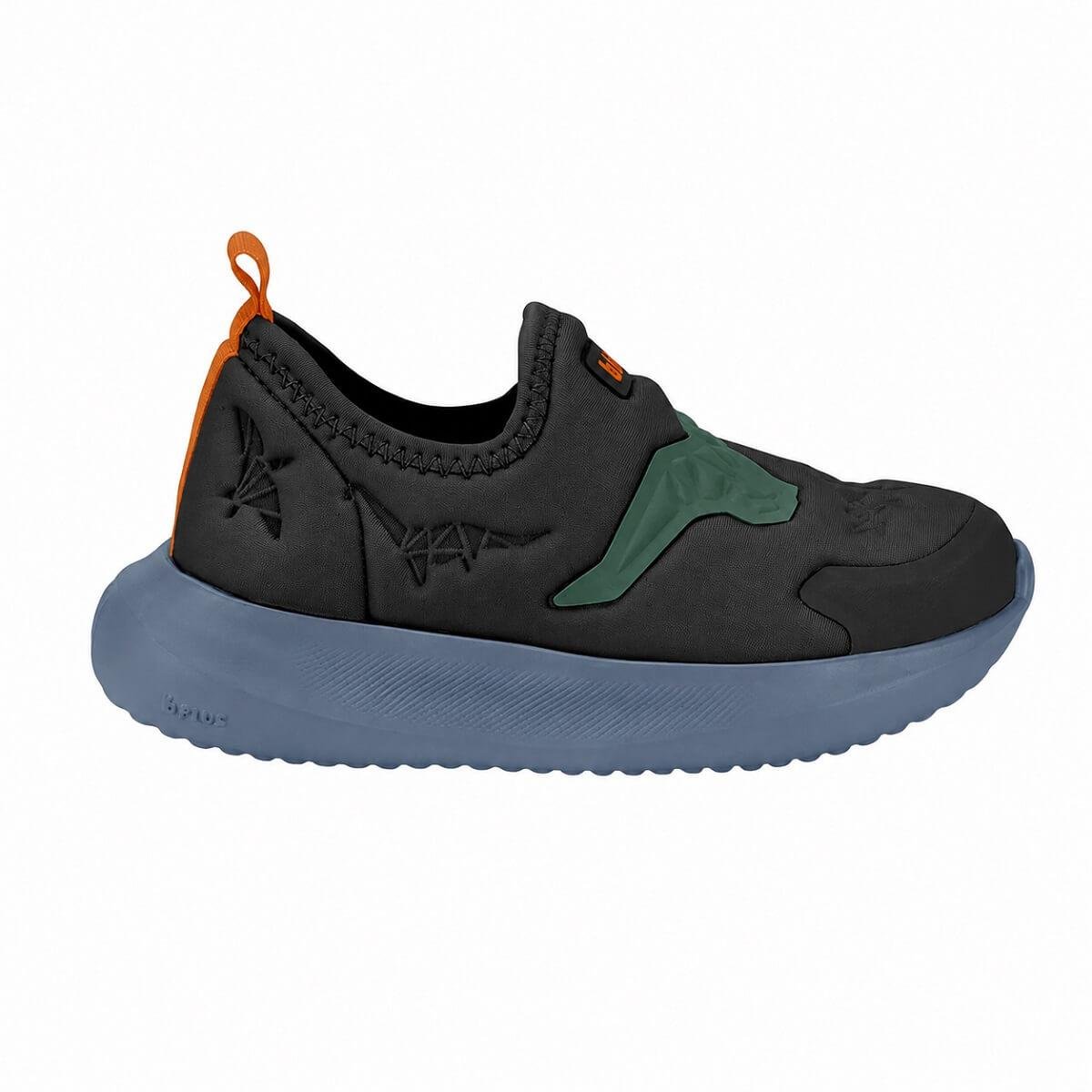 Tênis Slip On Infantil Menino Flash Bibi Preto