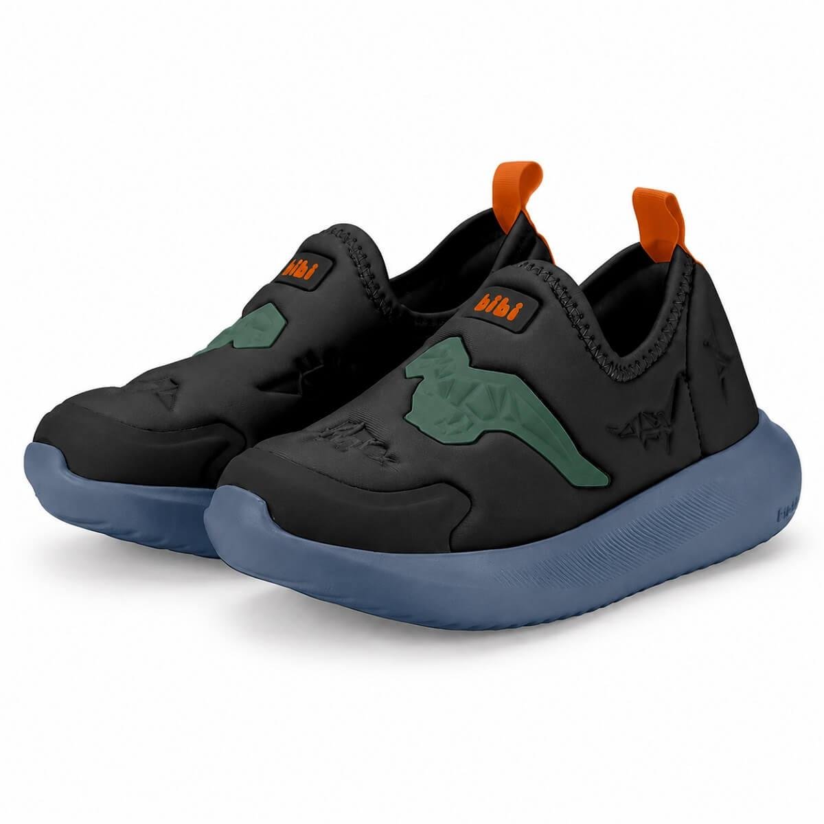 Tênis Slip On Infantil Menino Flash Bibi Preto Preto 2