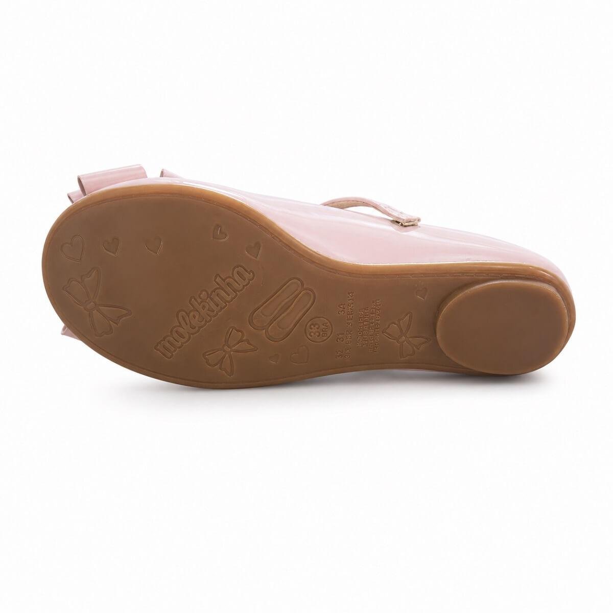 Sapatilha Infantil Menina Molekinha 2083.1122 Rosa Rosa 4