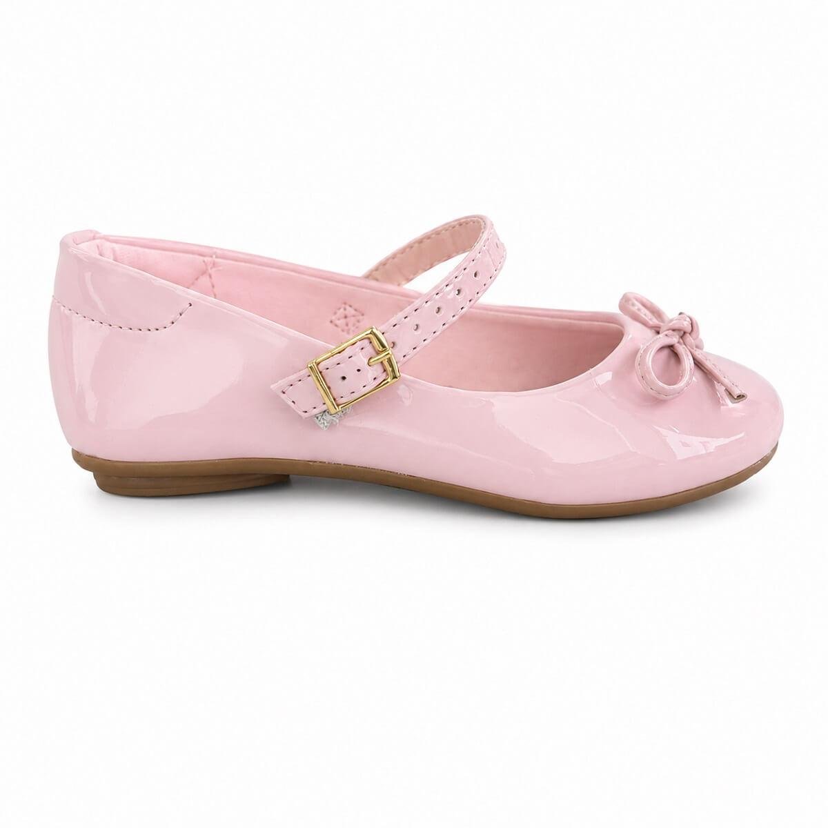 Sapatilha Metalizada Infantil Menina Molekinha 2083.1131 Rosa