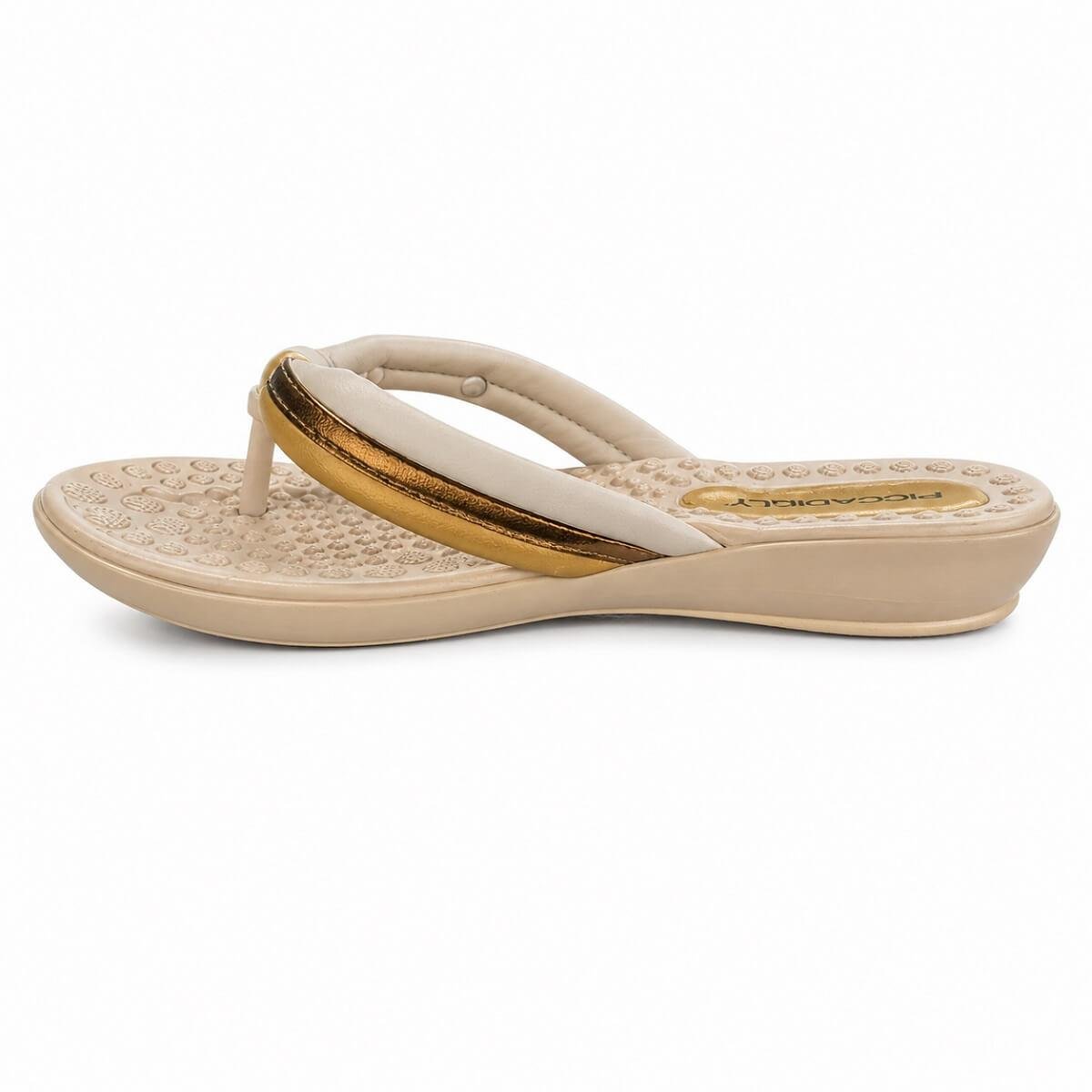 Chinelo Feminino Piccadilly 500415 Nude Bege 2