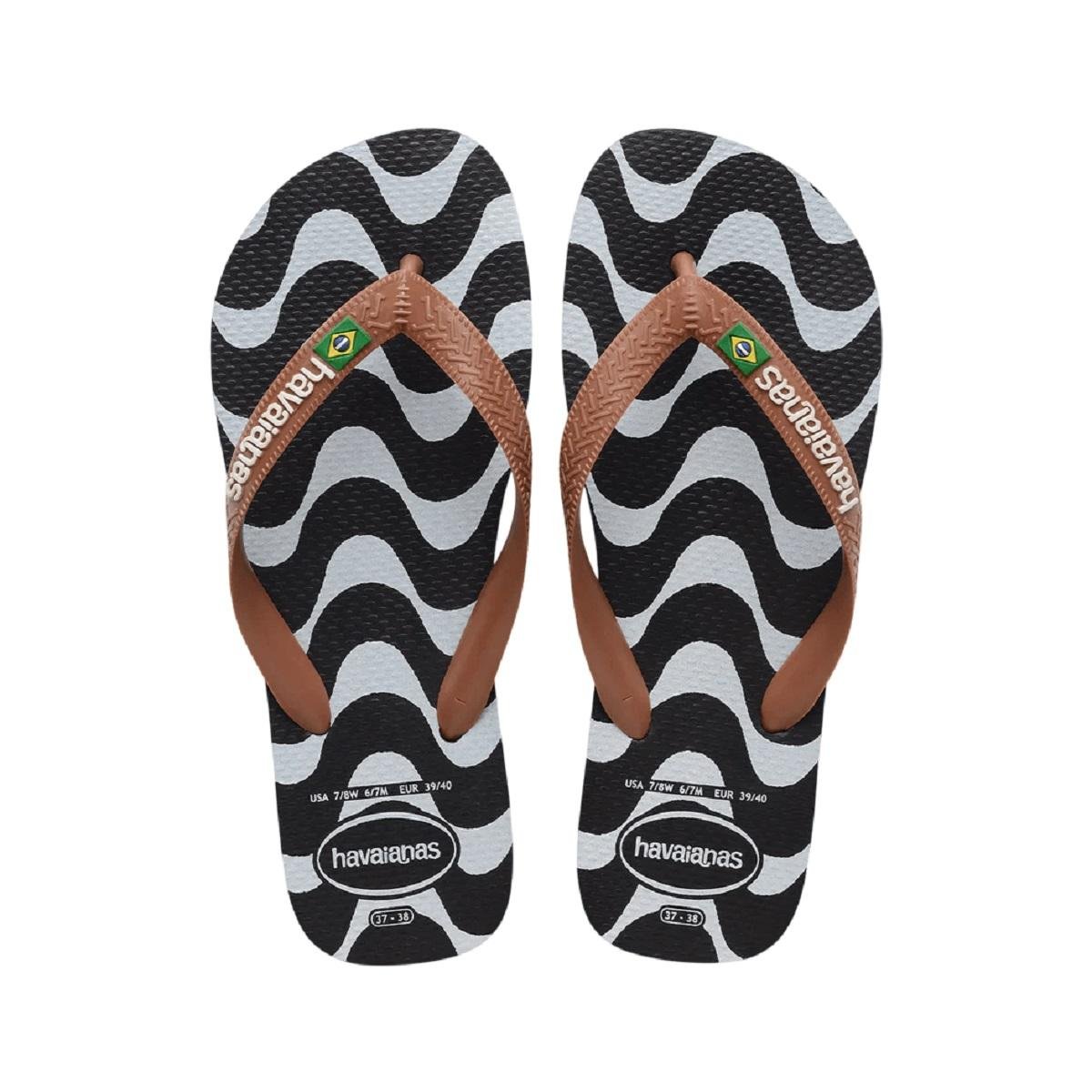 Chinelo Feminino Havaianas Top Copacabana Brasil 4150743 Preto