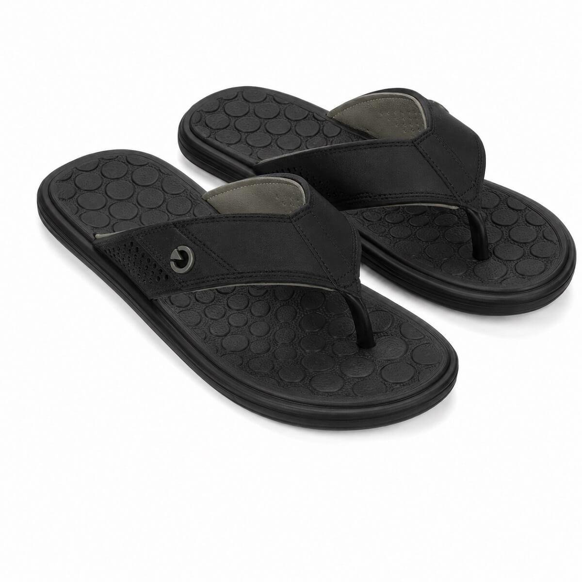 Chinelo Masculino Cartago Veneto 12618 Preto Preto 3
