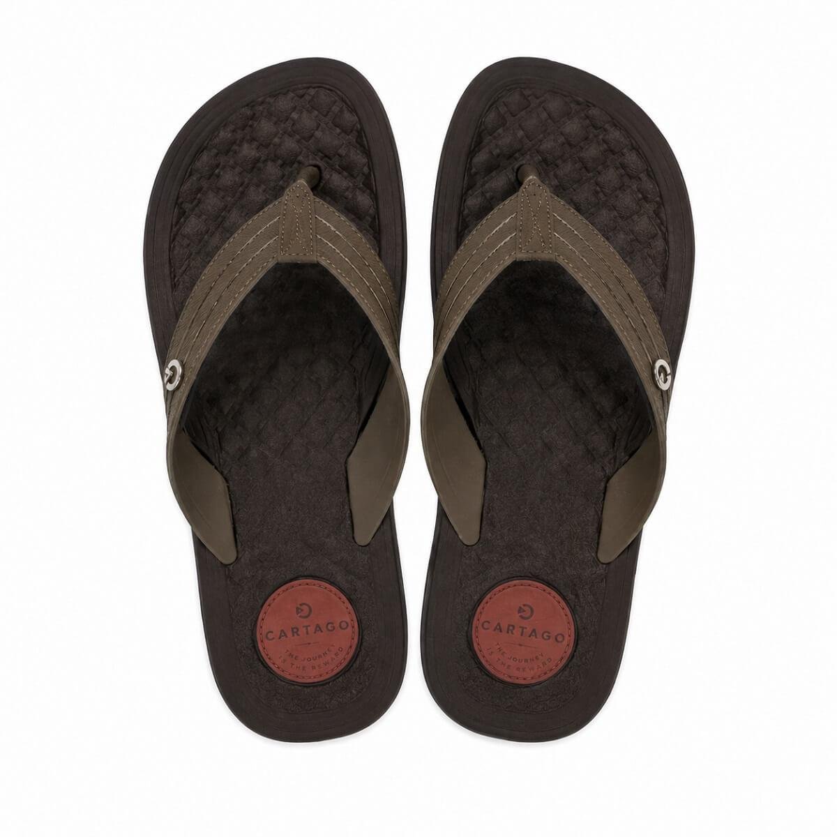 Chinelo Masculino Cartago Arizona Light 12517 Marrom