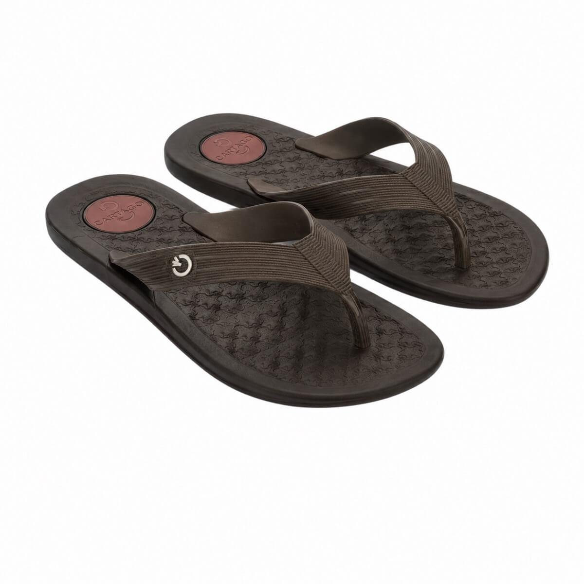Chinelo Masculino Cartago Arizona Light 12517 Marrom Marrom 3